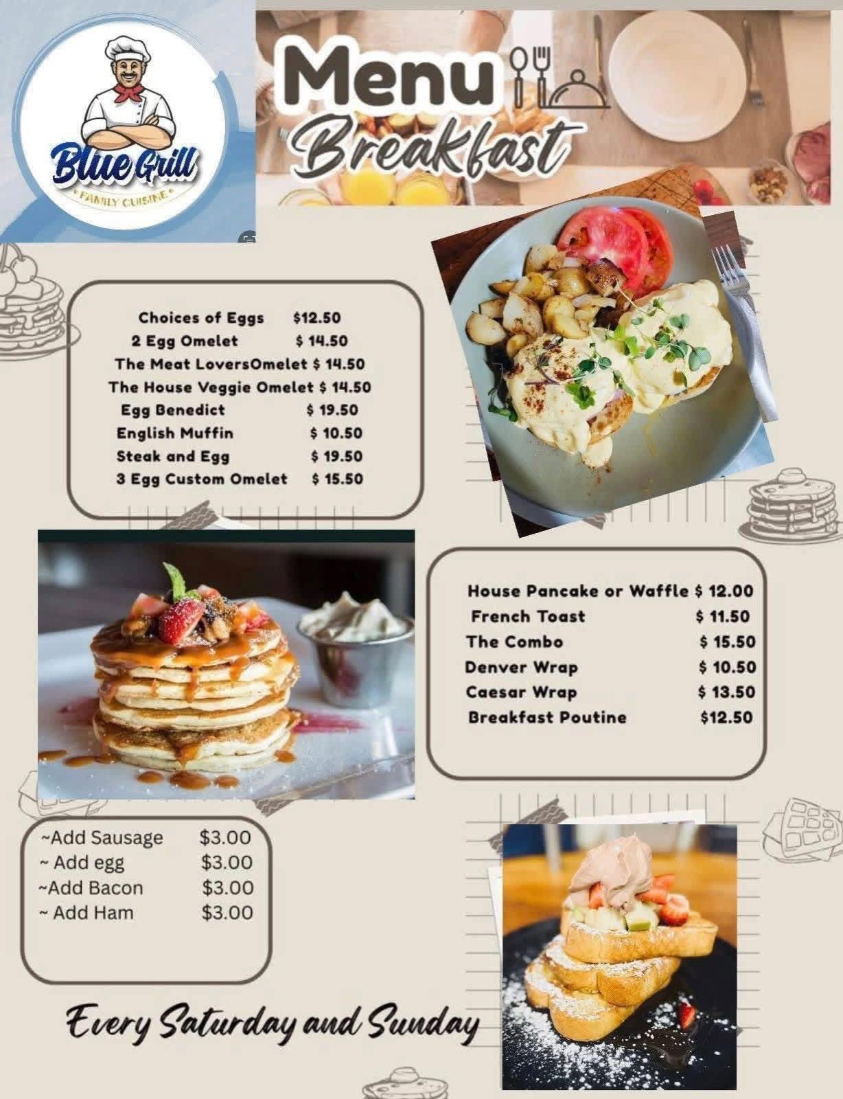 Breakfast Menu